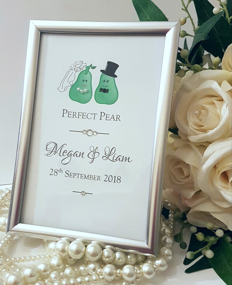 Wedding Gifts Perfect Pear Gift Wedding Gift Ideas Bride Etsy
