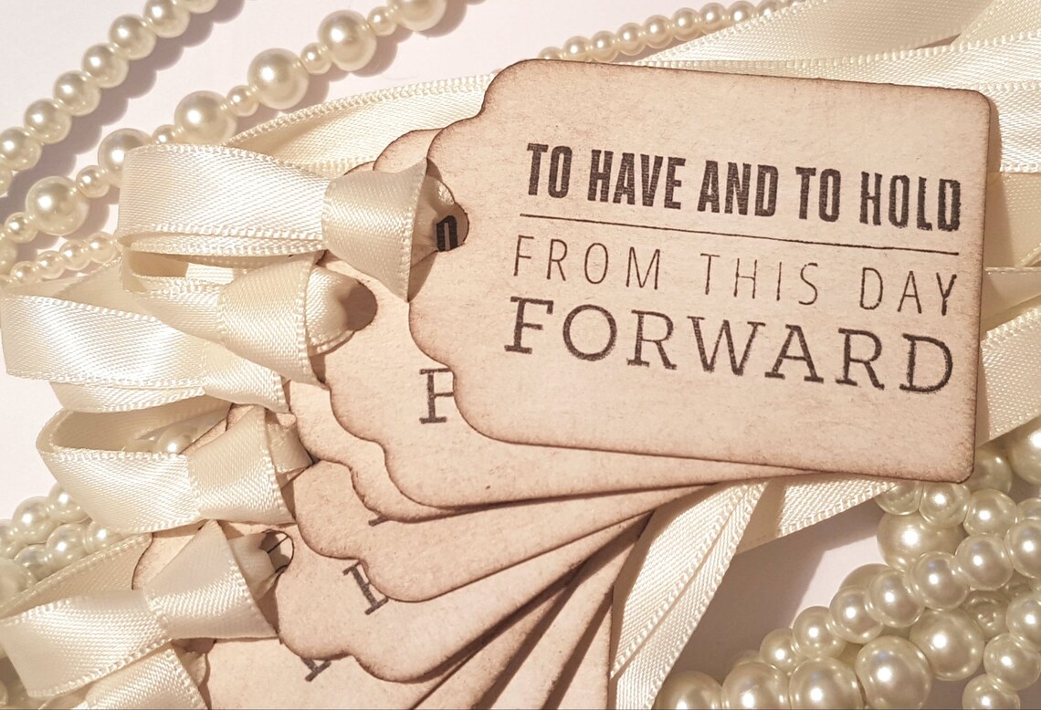 Hochzeit Gunsten Tags begünstigt Elfenbein Hochzeit zu haben Etsy