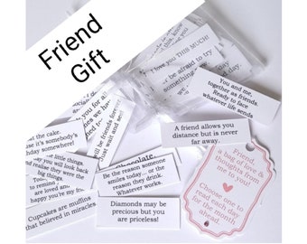 Christmas Gift Friend, Positivity Gifts, Friend Xmas Gift, Friend Birthday Gift, Gifts for her, Best Friend Gifts, Christmas Gift Her