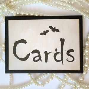 Décoration De Mariage Gothique, Panneaux Pour Cartes, Mariage Chauve-Souris, Panneaux De Mariage Halloween, Décoration De Mariage Noir, Bannières Pour Cartes