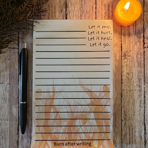 Let It Go Notepad | Daily To Do List Pad | Motivational Desk Planner