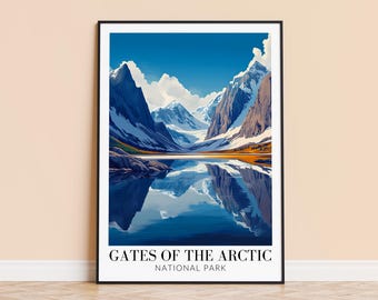 Park Narodowy Bramy Arktyki – grafika – Alaska Wilderness Art