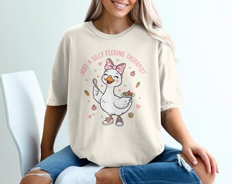 Just A Silly Feeding Therapist T-Shirt, slp/ot/rd/Nutritionist Apparel