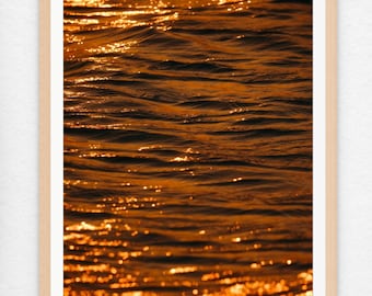 Thailand wall art, beach sunset wall decor, Koh Phangan tropical photography print, travel photography print