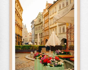 Prague Czech Republic wall art, Prague european architecture home decor, European street photography print, travel photography print