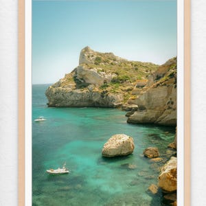 Sardinia Italy wall art, Italian summer home decor, vintage Mediterranean photography print, travel photography print, coastal landscape