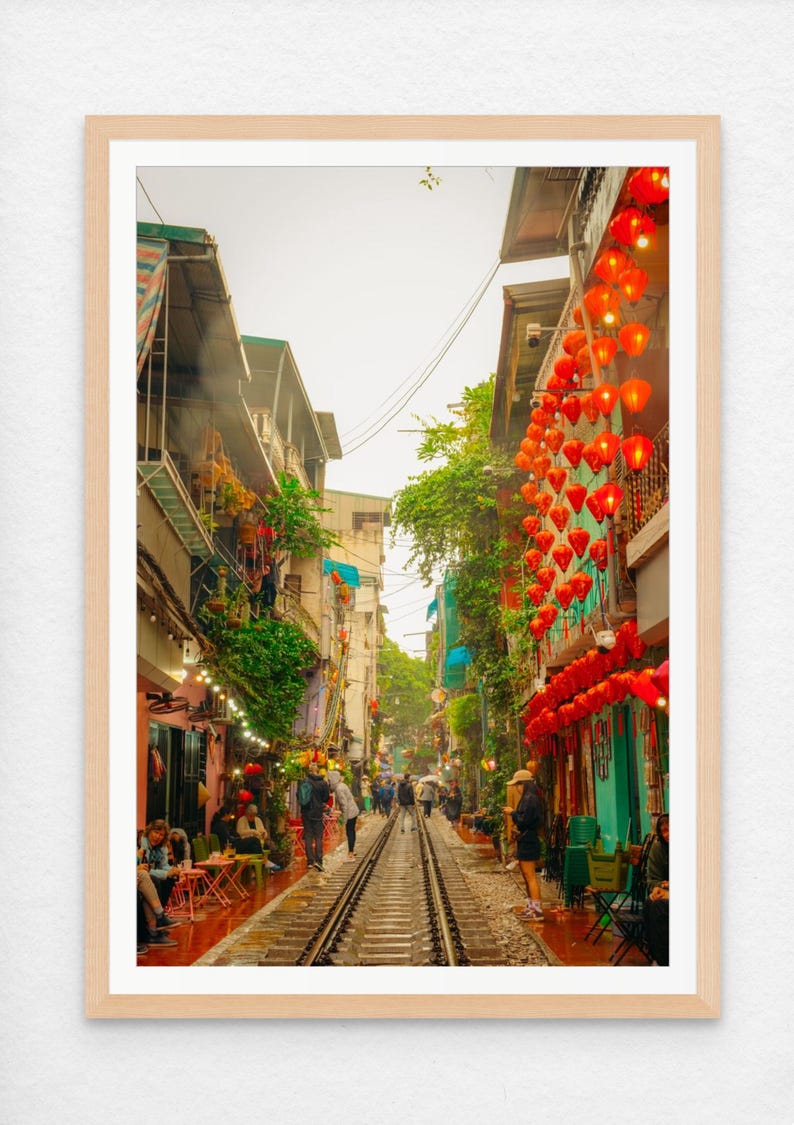 hanoi vietnam train street city photography southeast asia