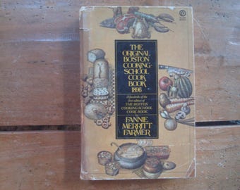 The Original Boston Cooking School Cook Book 1896. 1974 Paperback