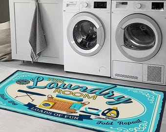 Laundry Room Rug, For Farmhouse, Runner, Laundry Room Organization, Long Mat, Corridor Mat, Bathroom Area, Washable, Kitchen Rug, Mudroom