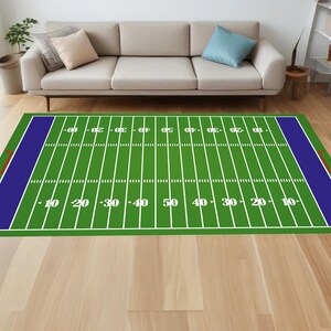 American Football Rug, Soccer Field, Sports Themed, Kid Bedroom, Kids ...