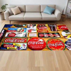 Coca Cola Rug - Etsy