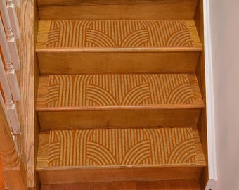 Stair Tread Rug, Stair Carpet, Soft Stair, Non-Slip Stair Rug, For Home Design, For Aesthetic Look Rugs, Decorative Stairs, Modern Rug, Gift