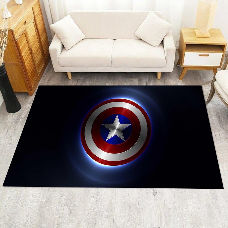 Captain America Shield Rug,captain America Shield, Adamantium Shield ...