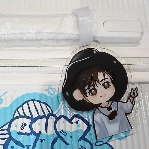 Custom Acrylic Luggage Tags, Luggage Tag Print by Photo, Personalized Luggage Tag,Custom Bag Charm,Acrylic Tag,Anime Character Acrylic Print