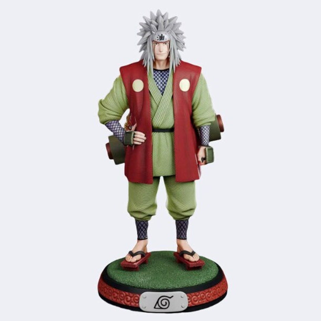 3D Print STL File Naruto Jiraiya, Digital 3D Printing STL File for ...