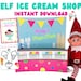 Elf Printable Ice-cream Stand - Printable Elf Props, Printable Elf ...