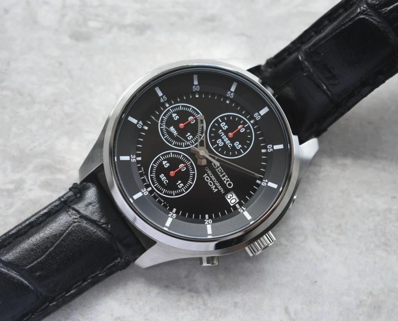 Vintage Seiko Chronograph 100m - Etsy