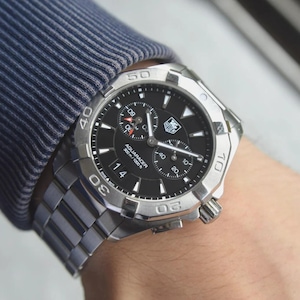 Tag Heuer Aquaracer WAY111Z Steel Watch 41mm Case Black Dial Men&#39;s Watch