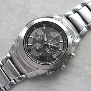 Seiko Chronograph 100 M - Etsy