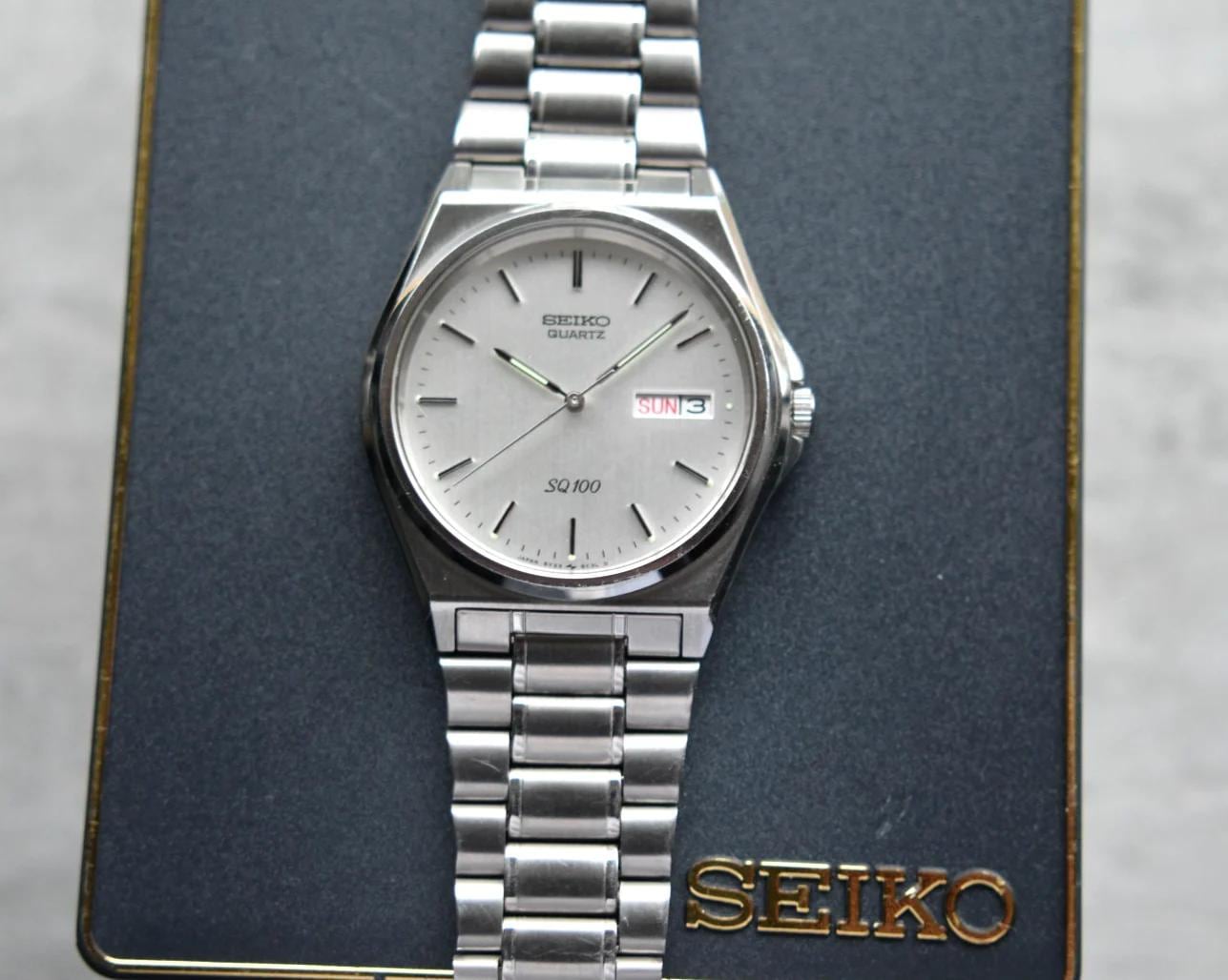 Seiko Sq Quartz Day Date - Etsy