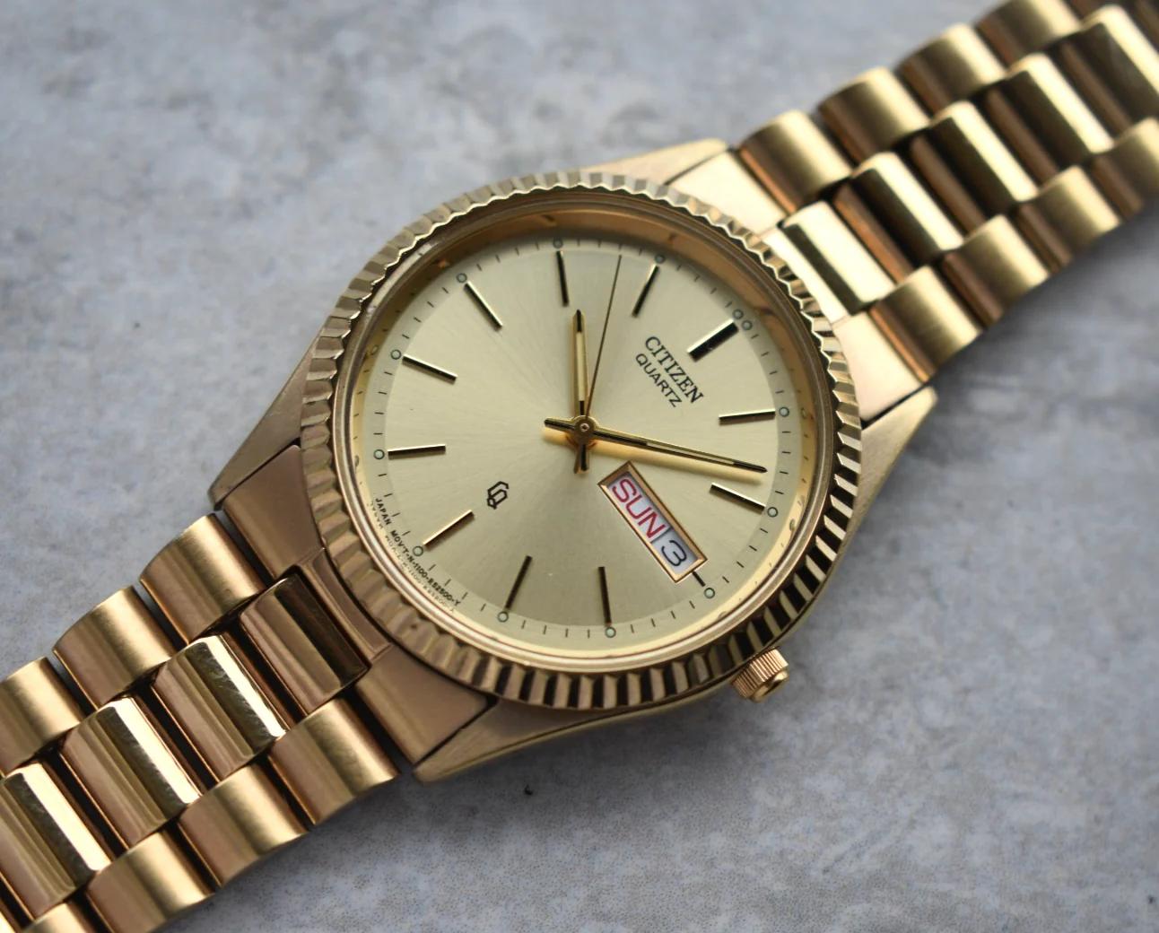 Gold citizen quartz - Etsy 日本