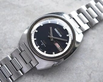 ヴィンテージ セイコー5 アクタス SS：1970年代 ブルーダイヤル