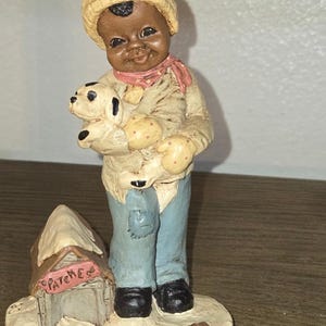 Vintage - All God&#39;s Children JACOB! Rare item!  Miss Martha Original Collection COA included! African American Figurine/sculpture