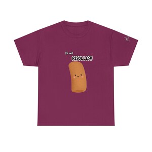 Risolles | Unisex Heavy Cotton Tee | Funny Food Shirt | Casual Wear | Gift for Foodies | Indo | Indonesian | Dutch | Compfy Tees