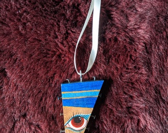 Evil eye painted ornament 5