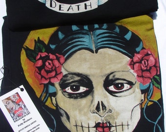 men's day of the dead girl t -shirt 3 x-tra large