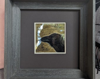 Crow painting