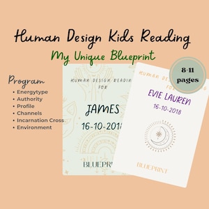 Leitura de design humano para crianças/plano/presente exclusivo para bebês/leitura de gráfico de nascimento/leitura de gráfico de natal/análise de gráfico de nascimento/relatório de gráfico de nascimento