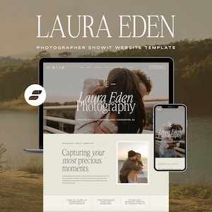 Photographer Website Template: Photography Business Web Design (Showit Site Template)