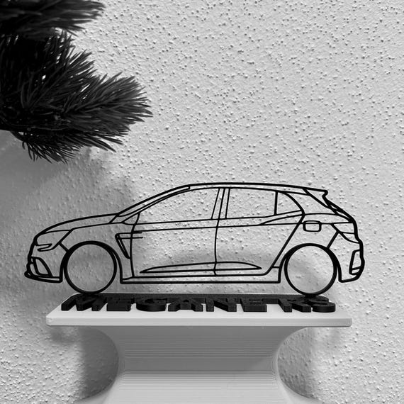 Renault Megane RS Silhouette Car Gift for Car Lovers