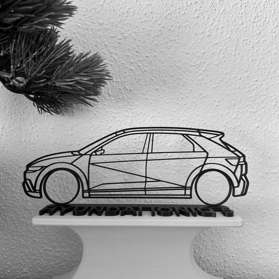 Hyundai IONIQ 5 Silhouette Car Gift for Car Lovers