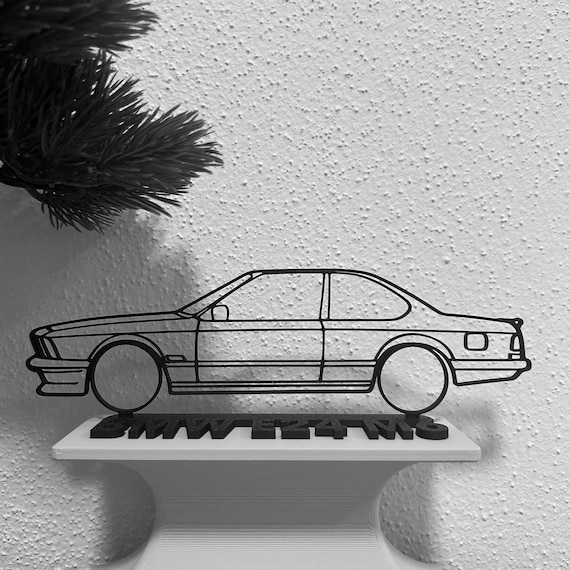 BMW E24 M6 Silhouette Car Gift for Car Lovers