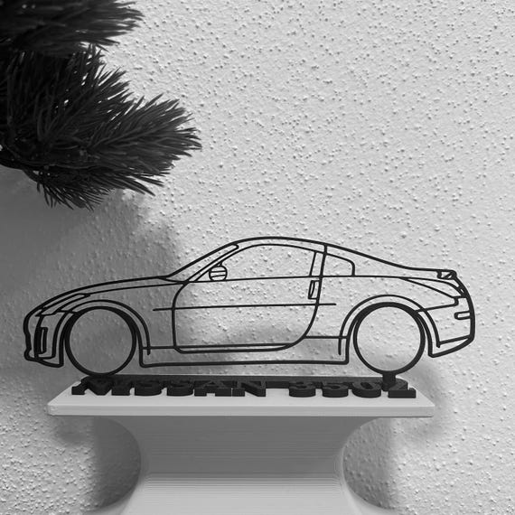 Nissan 350Z Silhouette Car Gift for Car Lovers
