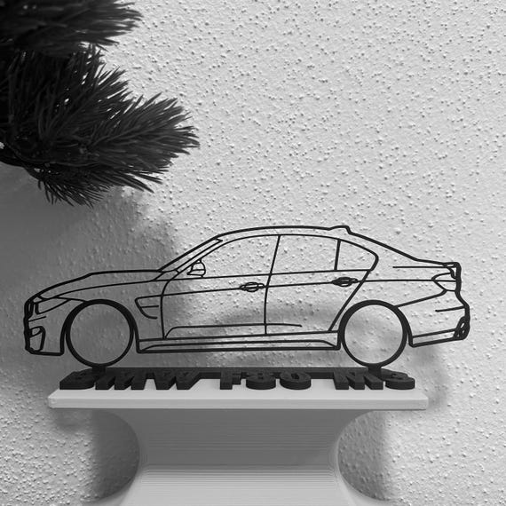 BMW F80 M3 Silhouette Car Gift for Car Lovers