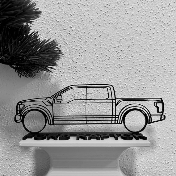 Ford F150 Raptor Silhouette Car Gift for Car Lovers