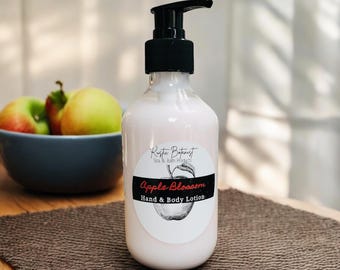 Apple Blossom Hand & Body Lotion: Silky Vegan Moisturizer