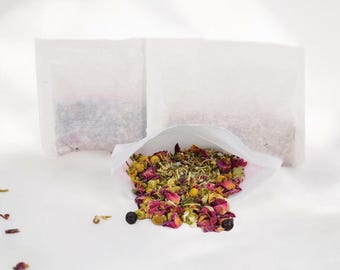 Botanical Bath Tea: Herbal Soak with Rosemary, Rose & Spa Salts