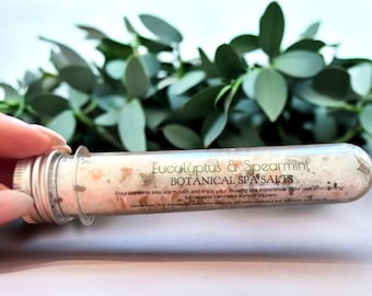 Eucalyptus Spearmint Bath Salts, Botanical Dead Sea Soak