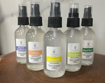 Aromatherapy Hand Sanitizer Gift Set, Moisturizing, Essential Oils, Vegan, 2oz (5-Piece)