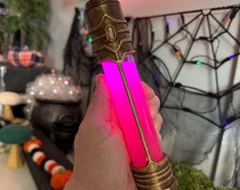 Arcane Shimmer Vial with LED Cosplay Prop | 3d printed | hand painted