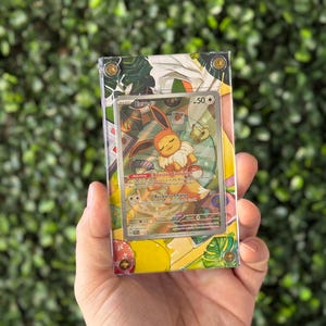 Sleeping Eevee Promo Extended art Acrylic Case