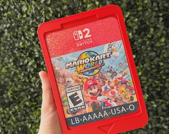 Cartucho de juego Racing Kart World para Switch2 / Impresión 3D / Retro / Decoración de pared