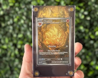 Estuche acrílico con arte extendido personalizado de Ninetales