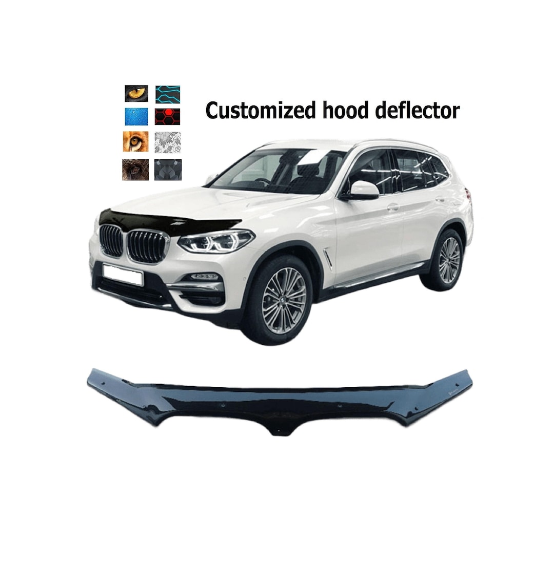 For BMW X3 2018-2024, Hood Deflector is Handmade With an Individual ...