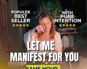 Let Me Manifest For You | Personalized Manifestation, Positive Energy, Spiritual Guidance, Custom Affirmation, Law of Attraction Gift