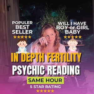 Same Hour Fertility Tarot Reading, Gender Reveal Reading, Detailed Pregnancy Reading, In-Depth Conception, next born baby, Psychic Reading